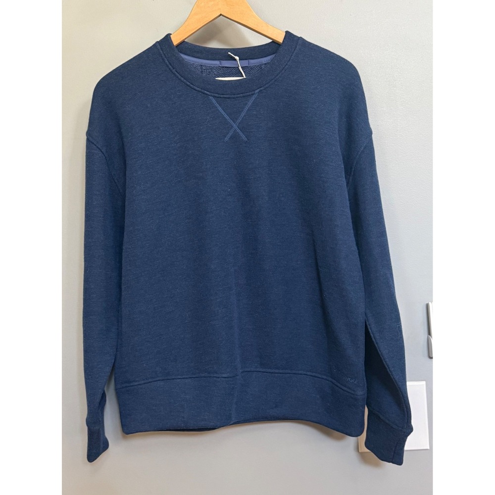 Smartwool Recycled Terry Crew Sweater XS Oversized Merino Wool NEW